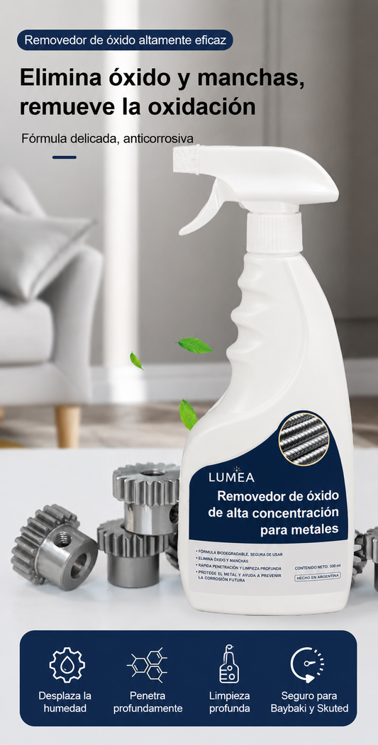 LUMÉA™ RustOff - Removedor de Óxido Profesional para Metales